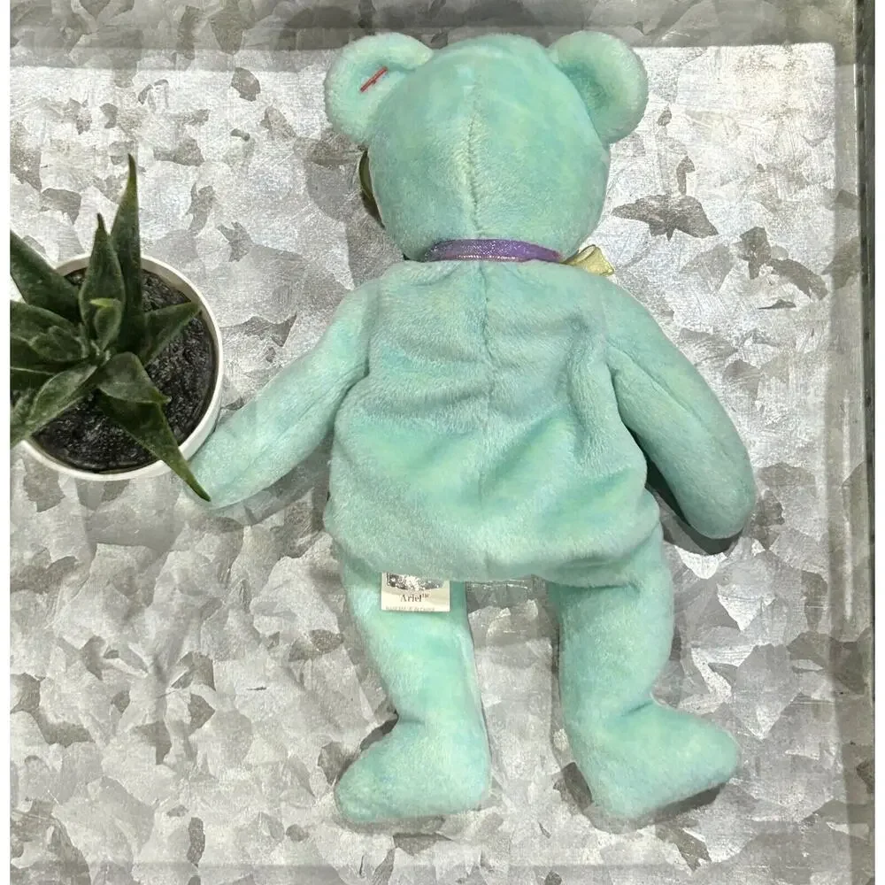 TY Beanie Babies Baby ARIEL Memory Memorial Teddy Bear 1981-1988‎ AIDS 2000